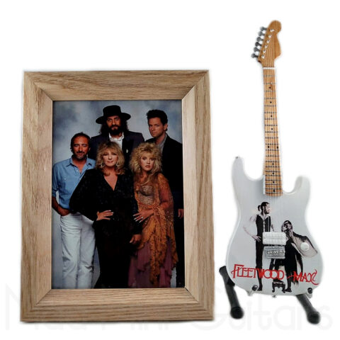 Fleetwood Mac Rumours Mini Guitar Set with 5×7 Framed Photo