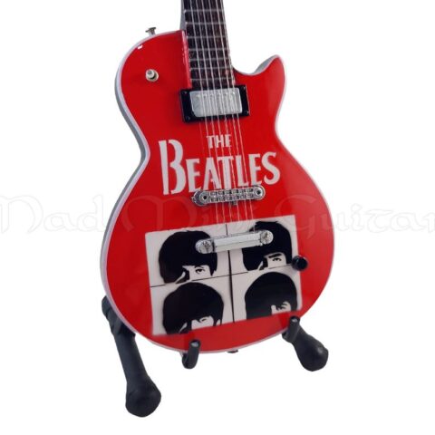 The Beatles Red Les Paul Mini Guitar